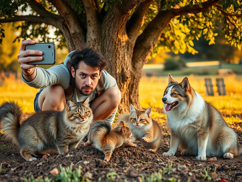 The Hilarious Struggle of Taking Selfies with&nbsp;Pets
